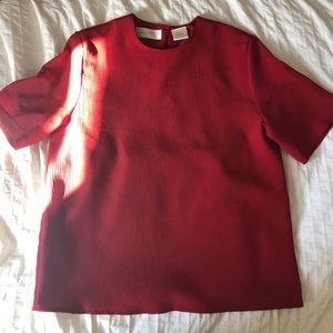 Vintage Red Blouse 💋